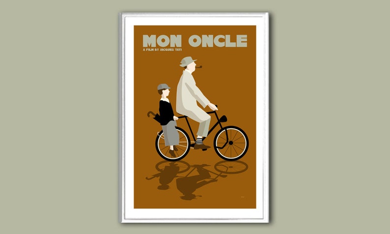 Movie poster Mon Oncle retro print in various sizes image 1