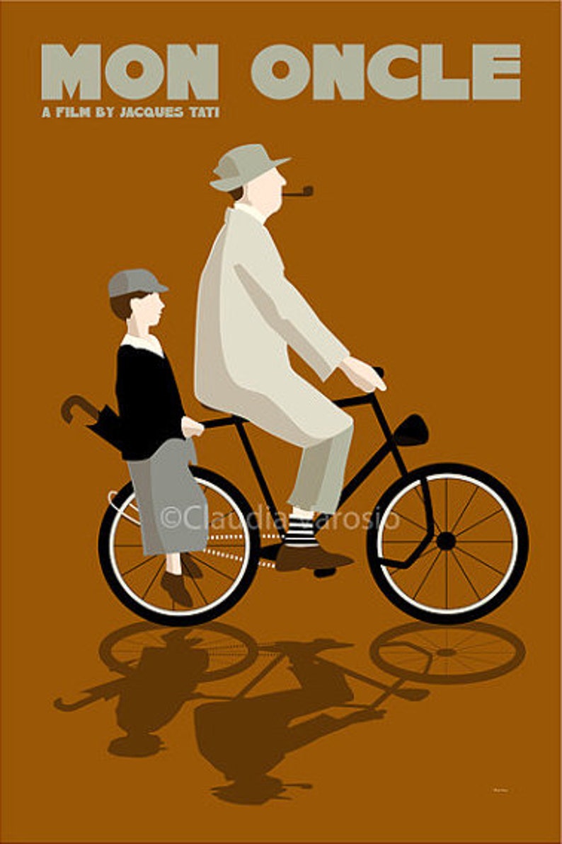 Movie poster Mon Oncle retro print in various sizes image 2