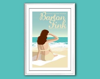 Retro print Barton Fink poster in various sizes