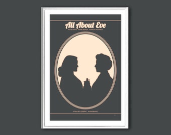 Movie poster All About Eve retro print in various sizes