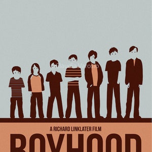 Movie poster Boyhood print in various sizes image 2