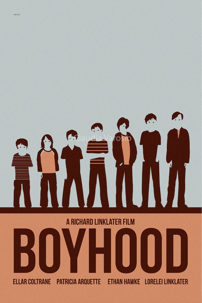 Movie poster Boyhood print in various sizes image 2