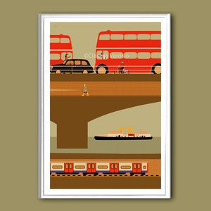 London Bridge print in various sizes