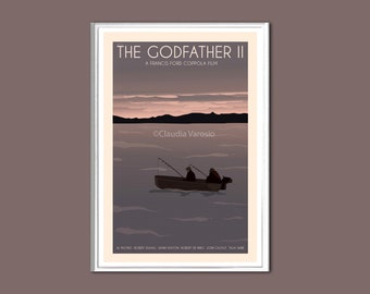 The Godfather II poster retro print in various sizes