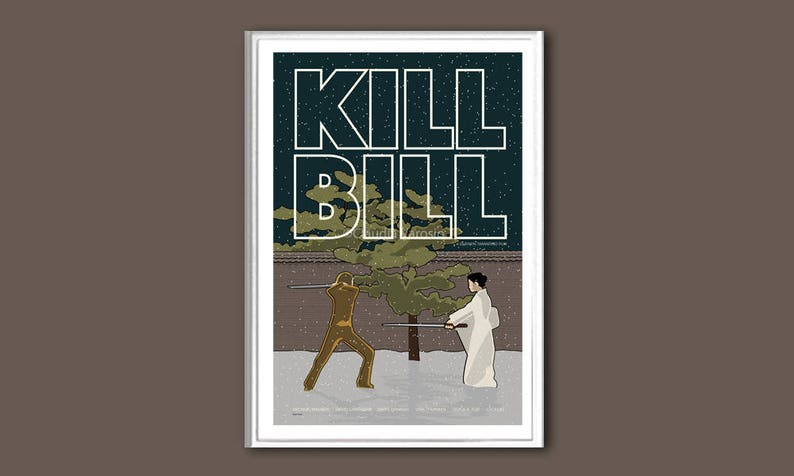 Kill Bill movie poster print in various sizes image 1