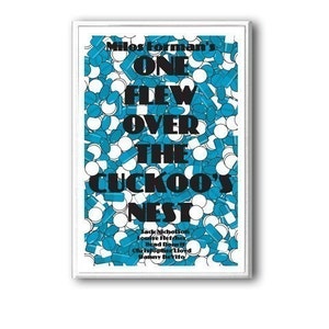 One Flew Over the Cuckoo's Nest movie poster in various sizes