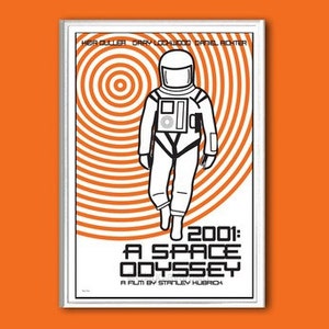 Film poster 2001- A Space Odyssey retro print in various sizes