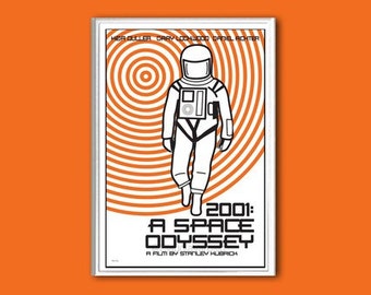 Film poster 2001- A Space Odyssey retro print in various sizes