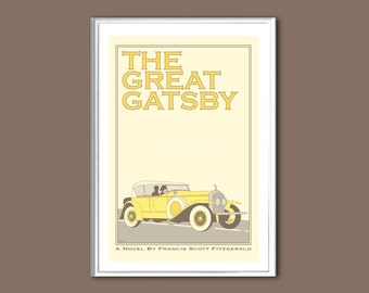 Poster The Great Gatsby retro print in various sizes