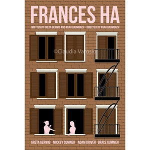 Movie poster Frances Ha retro print in various sizes image 2
