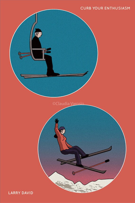 Larry David Curb Your Enthusiasm poster print in various sizes