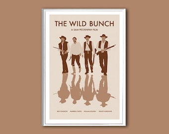 Movie poster The Wild Bunch print in various sizes