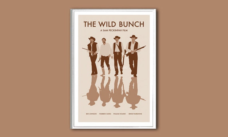 Movie poster The Wild Bunch print in various sizes image 1