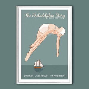El póster de la película Philadelphia Story en varios tamaños