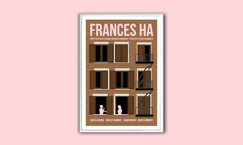 Movie poster Frances Ha retro print in various sizes image 1