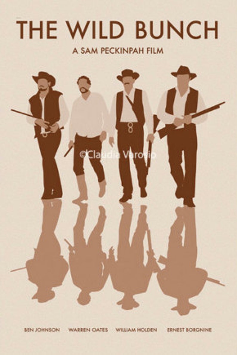 Movie poster The Wild Bunch print in various sizes image 2