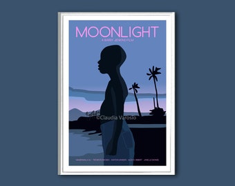 Moonlight film poster print in various sizes