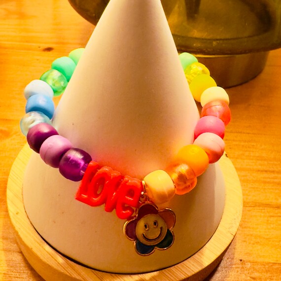 Love Rainbow Bauble Bracelet