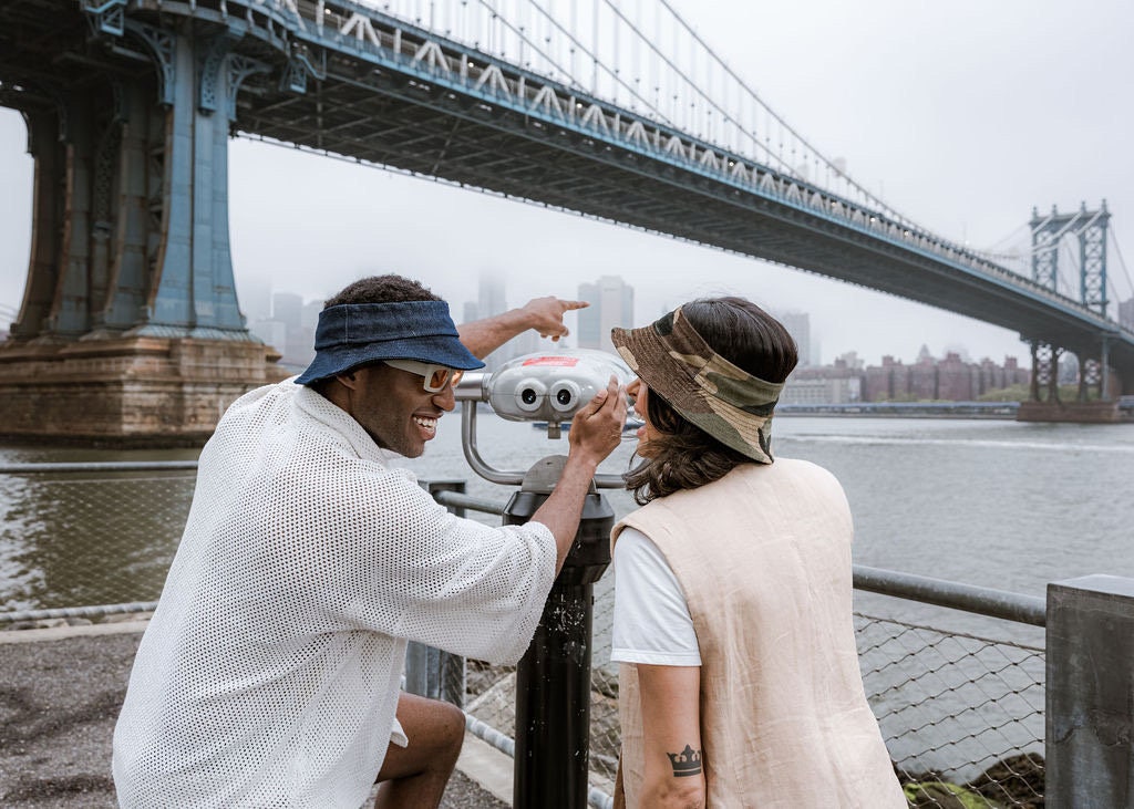 Denim Topless Bucket Hat - Etsy display picture 1