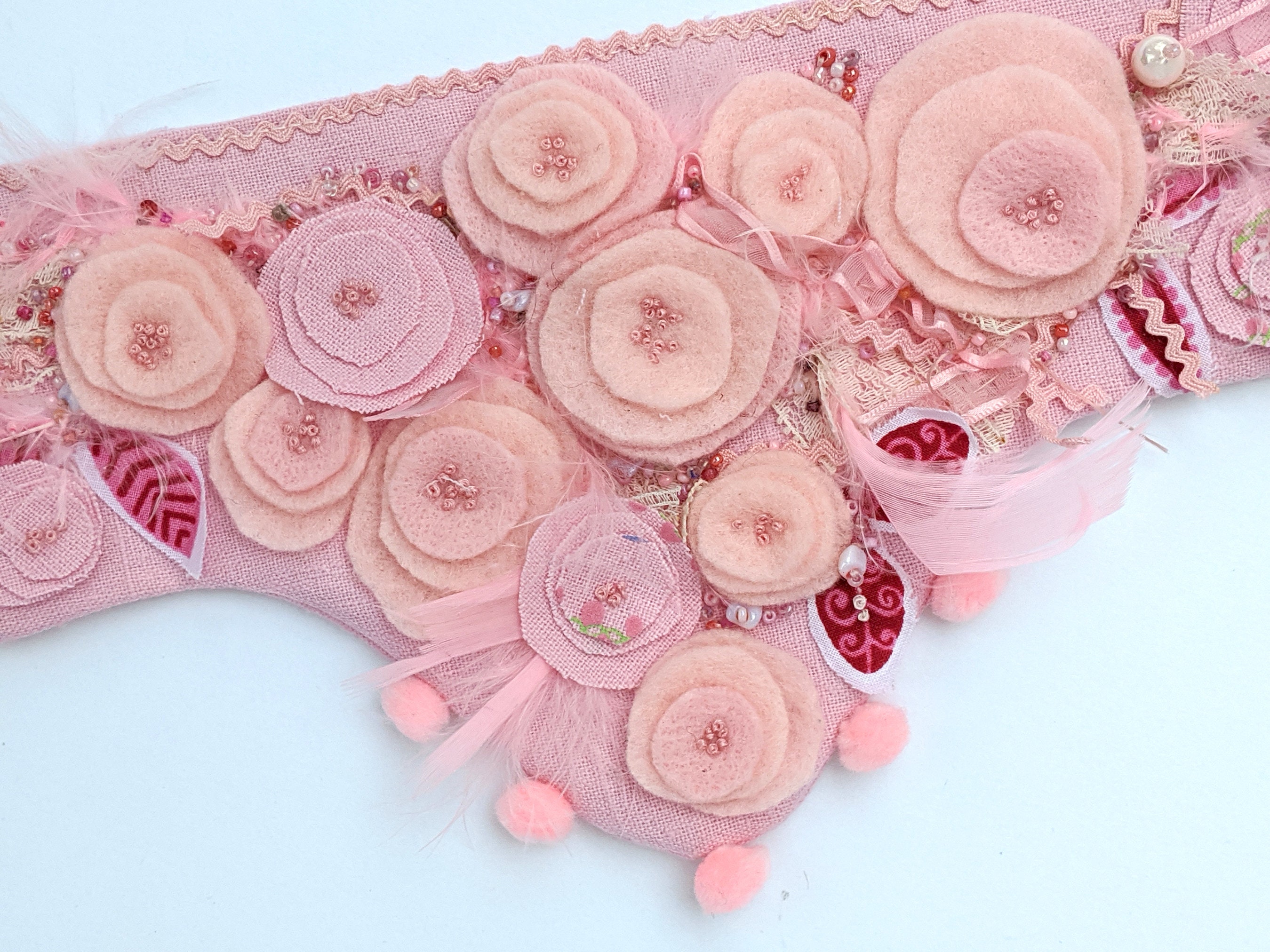 Linen Baby Pearl Toy Blossom Lily Pink