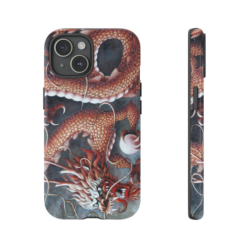 Dragon, Tough Cases Apple iPhone, Samsung Galaxy, and Google Pixel, protective phone case, year of a dragon image 1