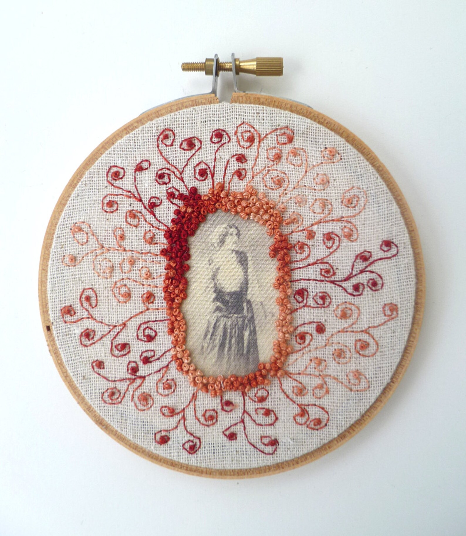 Free Style Hand Embroidery Hoop Art Featured in Sew Somerset Etsy