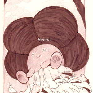 Art Print, original illustration, 11 x 8.5, home decor