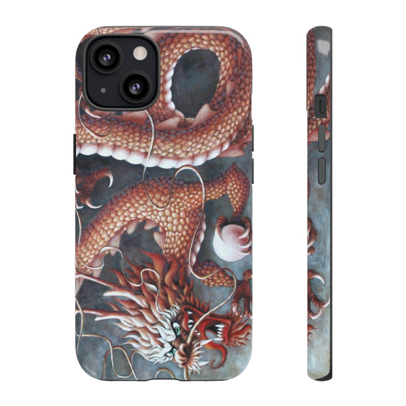 Dragon, Tough Cases Apple iPhone, Samsung Galaxy, and Google Pixel, protective phone case, year of a dragon image 2