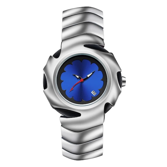 Retro Futuristic Y2K Watch - Unique Timepiece - Etsy Retro Futuristic Y2K Watch - Unique Timepiece - Etsy