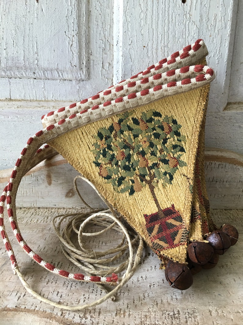 Fabric Banner bunting festival banner country living banner booth decoration handmade garland bohemian banner eclectic bohemian style