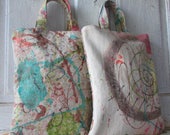 canvas bag small size canvas carrying bag artist bag handpainted wheelchair painted hand bag quirky painted bag with good cause donation