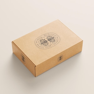 Caja de correo para bodas personalizada, marrón, solución de embalaje totalmente personalizable para regalar, embalaje para envíos de comercio electrónico, caja de regalo Kraft