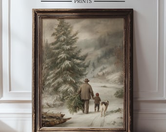 Plaque murale 3D : Ornement de Noël du Père Noël et du Renne