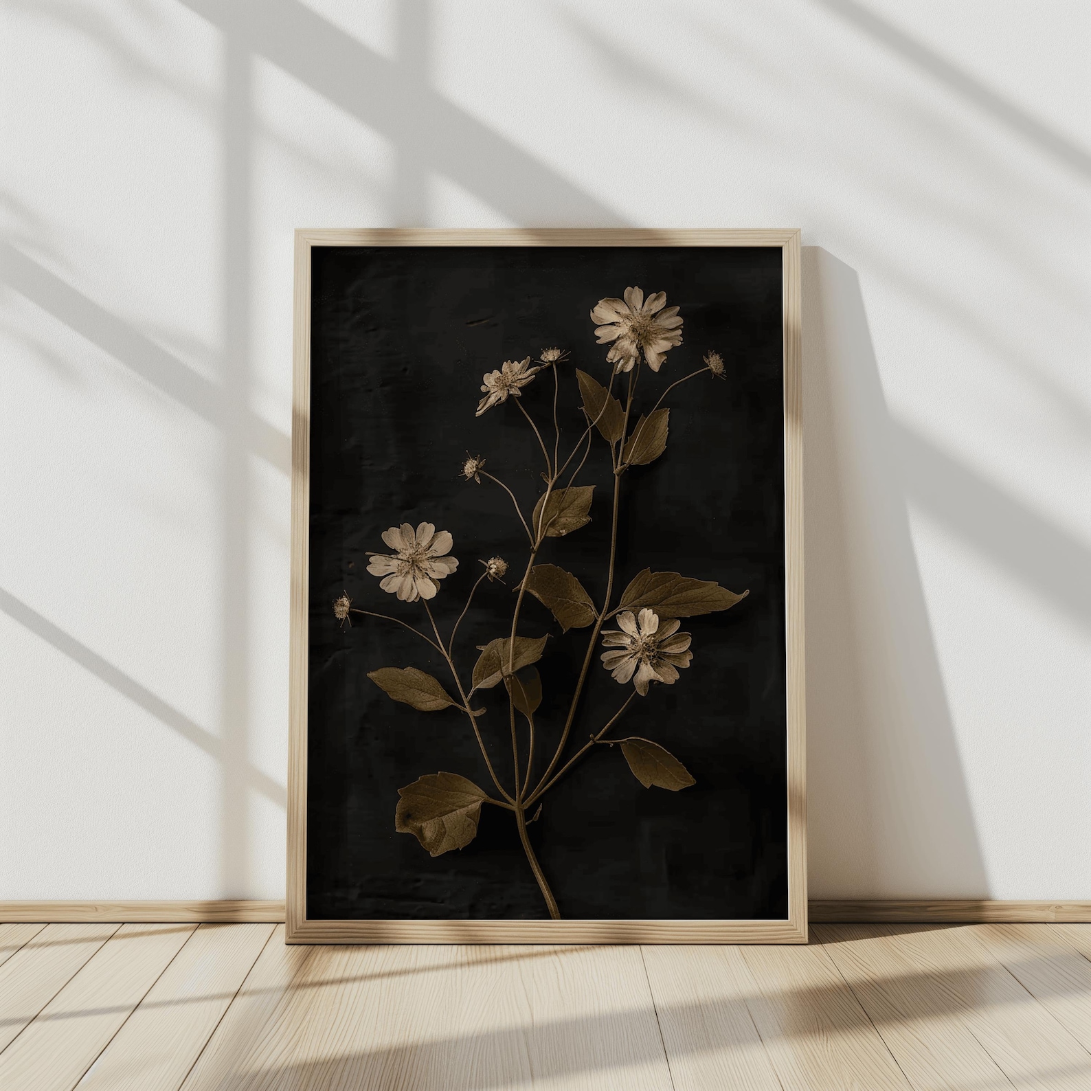 Dark Academia Botanical Wall Art Vintage Moody Dark Flower Print Floral ...