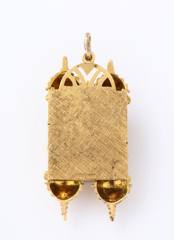 18kt. Gold Handmade Torah Pendant or Charm - image 6