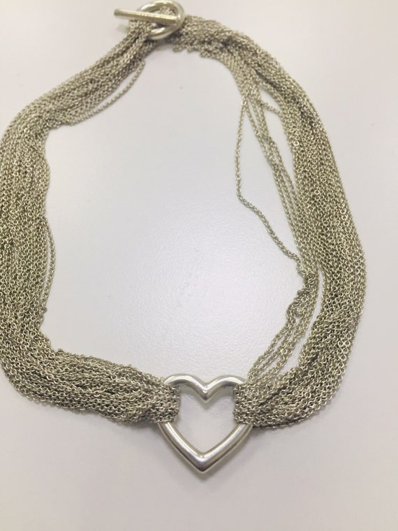 Tiffany Multi Strand Sterling Necklace