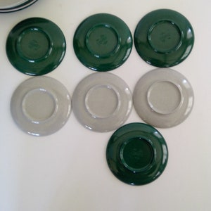 Vintage Branchell Color Flyte Melmac Dinnerware 19 Pieces Shabby Green Gray image 3