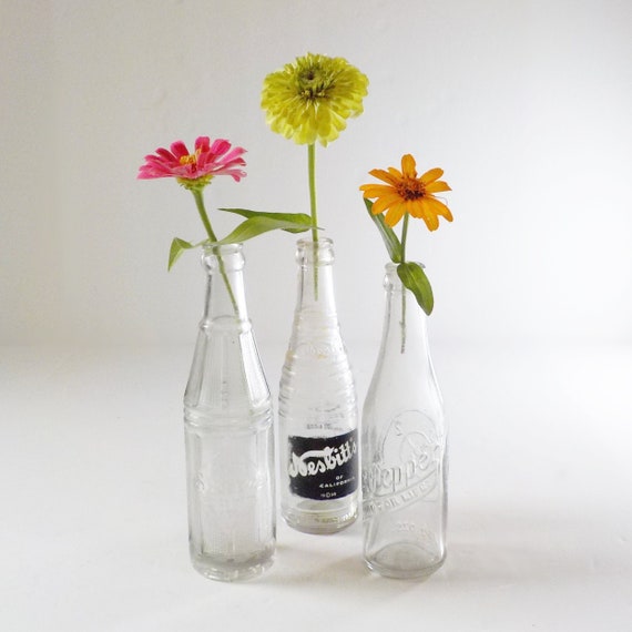 Vintage Soda Pop Bottle Collection No. 1 Etsy