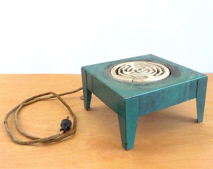 Vintage Electric Hot Plate Rustic Vintage Cook Stove Delta Etsy