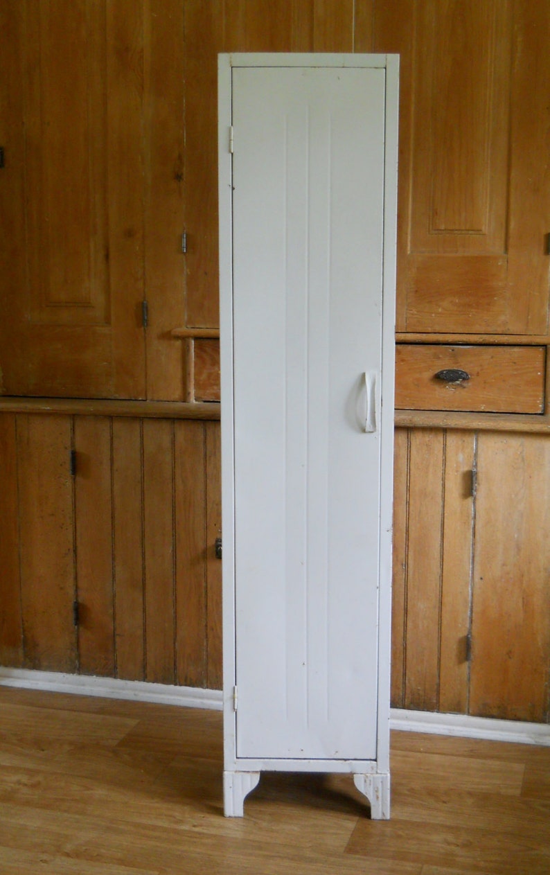 Vintage Metal Cupboard Tall Kitchen Freestanding Etsy