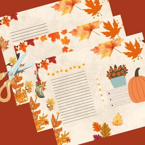 Autumn Junk Journal Printable Pages: Vintage Ephemera (Digital Download)