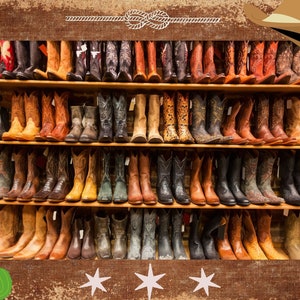 Western Junk Journal Scrapbooking Printable Digital pages, cowboys, cowgirl,western gear, cows, cowboy hat,western journal vacation pages