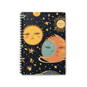 Celestial Notebook - Spiral Journal, Galaxy Notepad, Space Diary, Astronomical Planner, Starry Night Organizer