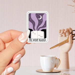 l'adesivo libresco del lettore notturno, regalo per gli amanti dei libri, Merch libresco, adesivo Kindle, Smut Reader, amante della lettura, e-reader
