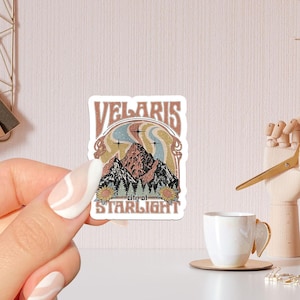 Velaris - Adesivo per amanti dei libri della città delle stelle, regalo per amanti dei libri, merchandising per amanti dei libri, adesivo per Kindle, lettore di Smut, amante della lettura, e-reader