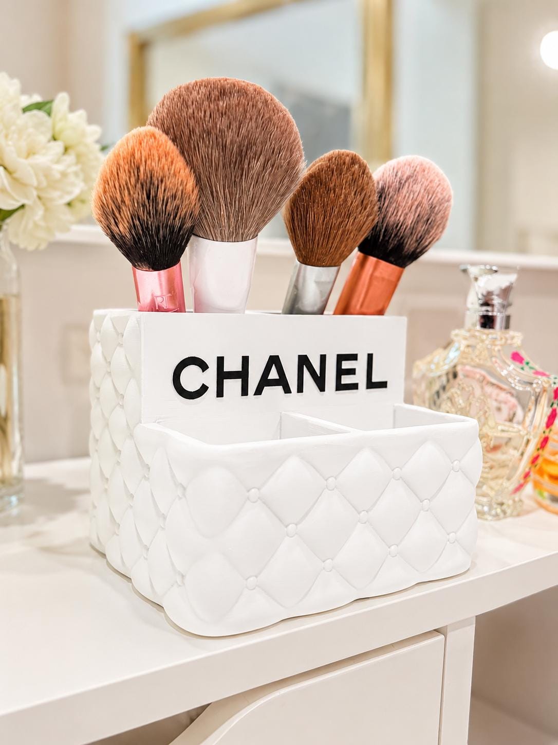 CHANEL BEAUTÉ LA COLLECTION 陶器　ブラシスタンド Chanel Makeup Brush Holder - Etsy