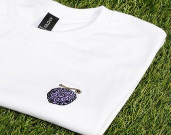 Gum Gum Teufel Frucht T-Shirt | Gesticktes Anime Geschenk