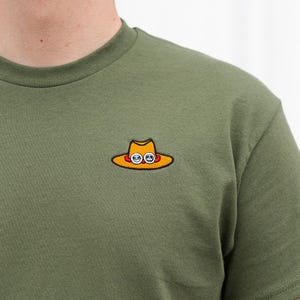 Ace's Hat T-Shirt | Embroidered Anime Gift