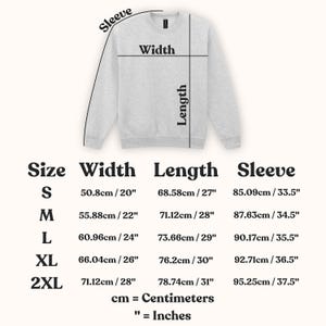 Size Guide: S / M / L / XL / 2XL