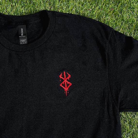 Brand of Sacrifice T-Shirt | Embroidered Anime Gift